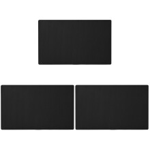 3Pcs Black Computer Screen Protective Cover Stretchy Cotton Dustproof