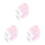 3Pièces Bracelets Poignet Rose Absorbant Élastique Pour Enfants 1