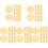 500St Markers ABS Voor - En Puzzelspellen 1