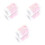 3Pièces Bracelets Poignet Rose Absorbant Élastique Pour Enfants 3