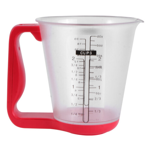 2Pcs Red Kitchen Measuring Cup Digital LCD Display 1000G Precision