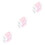 3Pièces Bracelets Poignet Rose Absorbant Élastique Pour Enfants 5