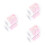3Pièces Bracelets Poignet Rose Absorbant Élastique Pour Enfants 6