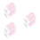 3Pièces Bracelets Poignet Rose Absorbant Élastique Pour Enfants 7