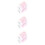 3Pièces Bracelets Poignet Rose Absorbant Élastique Pour Enfants 8
