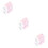 3Pièces Bracelets Poignet Rose Absorbant Élastique Pour Enfants 9