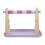 Dual-Function Bird Perch with Tray Wood Parrot Training Stand 1