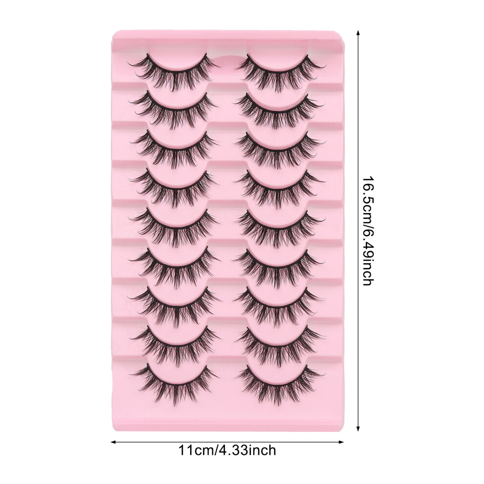 Reach-Tools (10) 9 Pairs Reusable False Eyelashes, All-Day Comfort