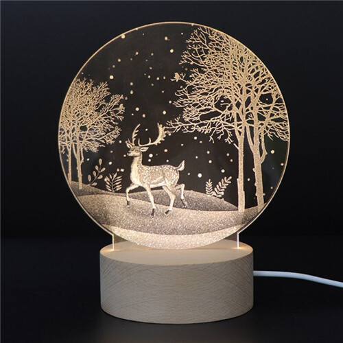4Pcs Clear Acrylic Sheet Round Panel Thick (4mm) Plastic Acrylic Board for LED Light Base,Sign,DIY Display Projects