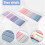 800 Pcs Sticky Index Tabs, 4 Sheets Morandi Strip Index Tabs, Writable Page Sticky Notes with Ruler for Page Marking 6