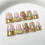 (S) French Tip Resin Fake Nails - Zero Pressure 4