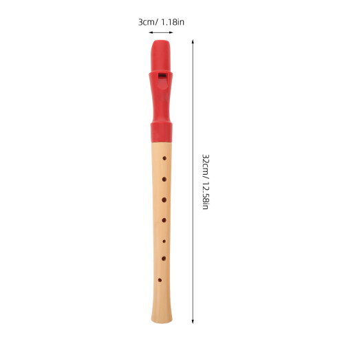 Flûte À Bec Soprano Bois Instrument Débutant École 1