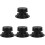 4Pièces Couvercles Ventilation PP Noir, Remplacement Pour Toit Rv 1