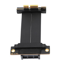 PCIe 4.0 x1 Riserkabel 90 Dual, 40 cm / 15,7 Zoll