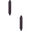 2Pièces Étui Stylo Cuir PU Protecteur 6