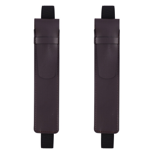 2Pièces Étui Stylo Cuir PU Protecteur