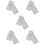 5Paires Protecteurs Gel Uv Confort Gris Souples 9