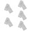 5Paires Protecteurs Gel Uv Confort Gris Souples 11