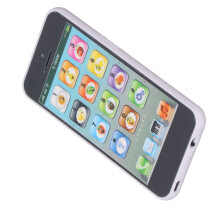 Rechargeable Learning Play Cell Phone for Kids, 180mAh, Black