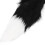Faux Fur Wolf Fox Tail/Ears Collar 50cm WhiteBlack 12
