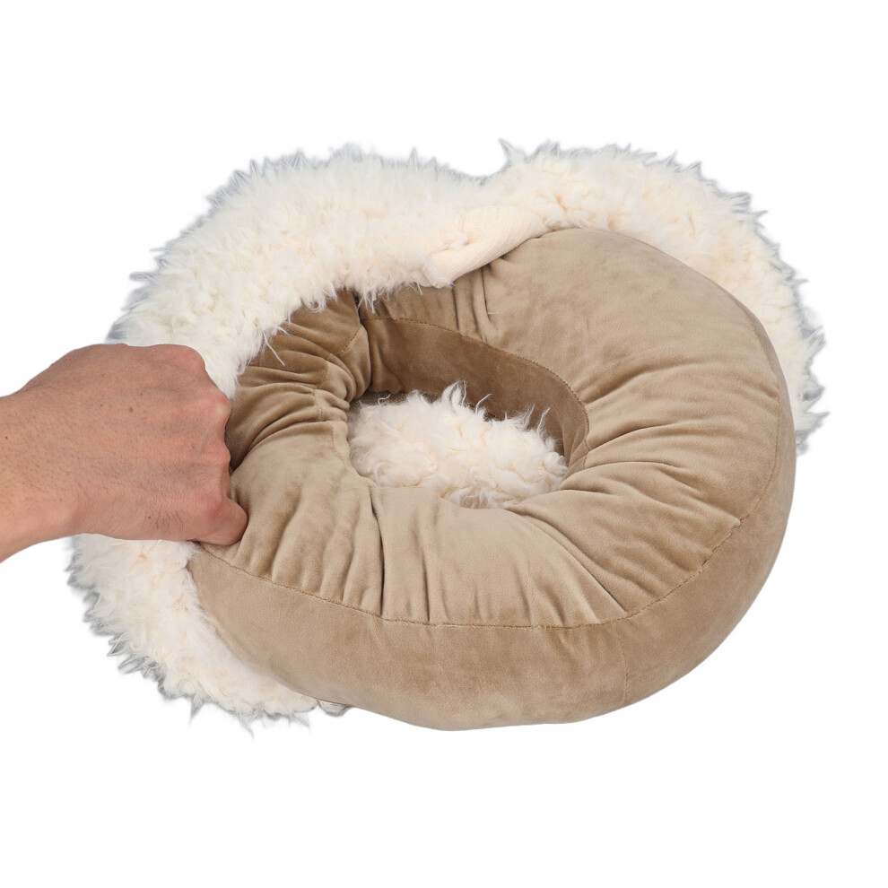Ultra Soft Baby Posing Aid Pillow For Newborn Photography, Fleece Coral