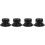 4Pièces Couvercles Ventilation PP Noir, Remplacement Pour Toit Rv 5