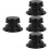 4Pièces Couvercles Ventilation PP Noir, Remplacement Pour Toit Rv 7