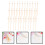 200Pièces Pics Cocktail Bambou Pour Décoration De Desserts 10