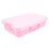 3Pièces Bac À Sable Rose ABS, Coffre Portable Couvercle Enfants 2