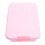 3Pièces Bac À Sable Rose ABS, Coffre Portable Couvercle Enfants 3