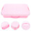 3Pièces Bac À Sable Rose ABS, Coffre Portable Couvercle Enfants 10