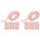 20Pcs Pink Adhesive Eyelash Isolation Strips for Eyelash Transplanting 1