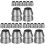 24Pcs Metal Wedges Sturdy Silver Hammer Handle Reinforcing Kit 1