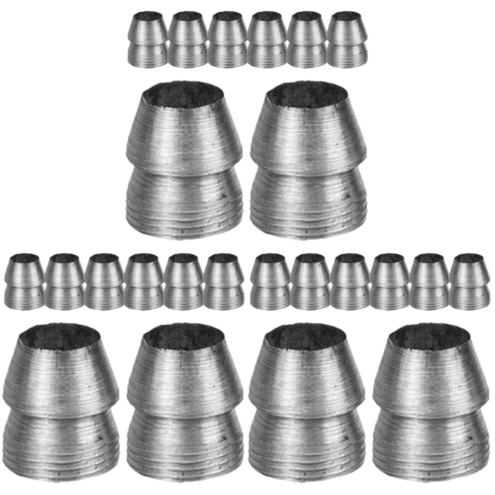 24Pcs Metal Wedges Sturdy Silver Hammer Handle Reinforcing Kit 3713519479508