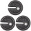 3Pcs Retro Black Iron Scale Weights for Precise Weighting Tasks 1