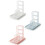 2Pcs Lightweight Plastic Sponge Holder Drain Rack White for Home 2