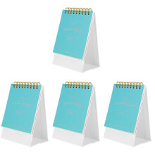 4Pcs Small Desk Calendar 2024 Daily Use Office Decor