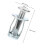 25Sets Threaded Petal Nut Inserts Silver for Metal and Plastic Fixings 2