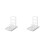 2Pcs Lightweight Plastic Sponge Holder Drain Rack White for Home 7