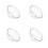4Pièces Bols À Dessert Transparent Résistant Usage Cuisine 1
