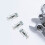 25Sets Threaded Petal Nut Inserts Silver for Metal and Plastic Fixings 5