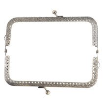10Pcs Metal Purse Frames Dark Brown Lock Clutch Frames for DIY Bags