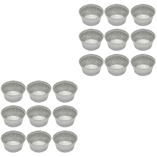 40Pièces Bols En Aluminium Argentés Pour Cuisson Stockage 2