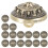 5 Pcs Tightener Dresser Knobs Button Versatile Buttons Windbreaker 2