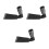 3Pièces Outils Houe Manganèse Noir Pour Jardinage Désherbage 1
