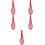 5Pcs Polyester Chicken Fruit Holder Hanging Net Bag Vegetable Feeder 8