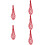 5Pcs Polyester Chicken Fruit Holder Hanging Net Bag Vegetable Feeder 11