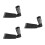 3Pièces Outils Houe Manganèse Noir Pour Jardinage Désherbage 4