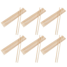 100Pcs Wooden Disposable Chopsticks Beige for Kitchen Hygienic Wrapped