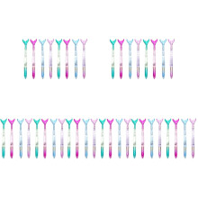 40Pcs Fun Mermaid Ink Pens Plastic Body Comfortable Grip Writing Pens